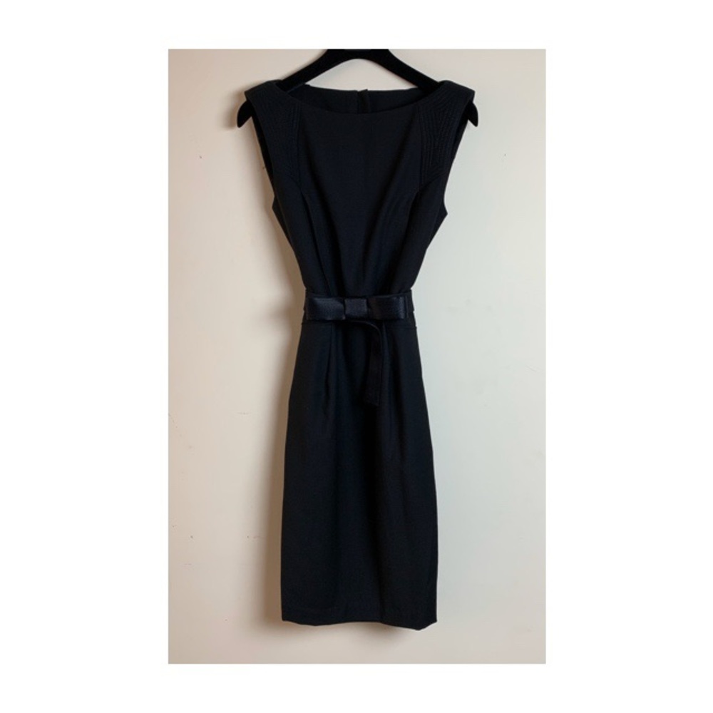 HANII Y LITTLE BLACK TUXEDO DRESS